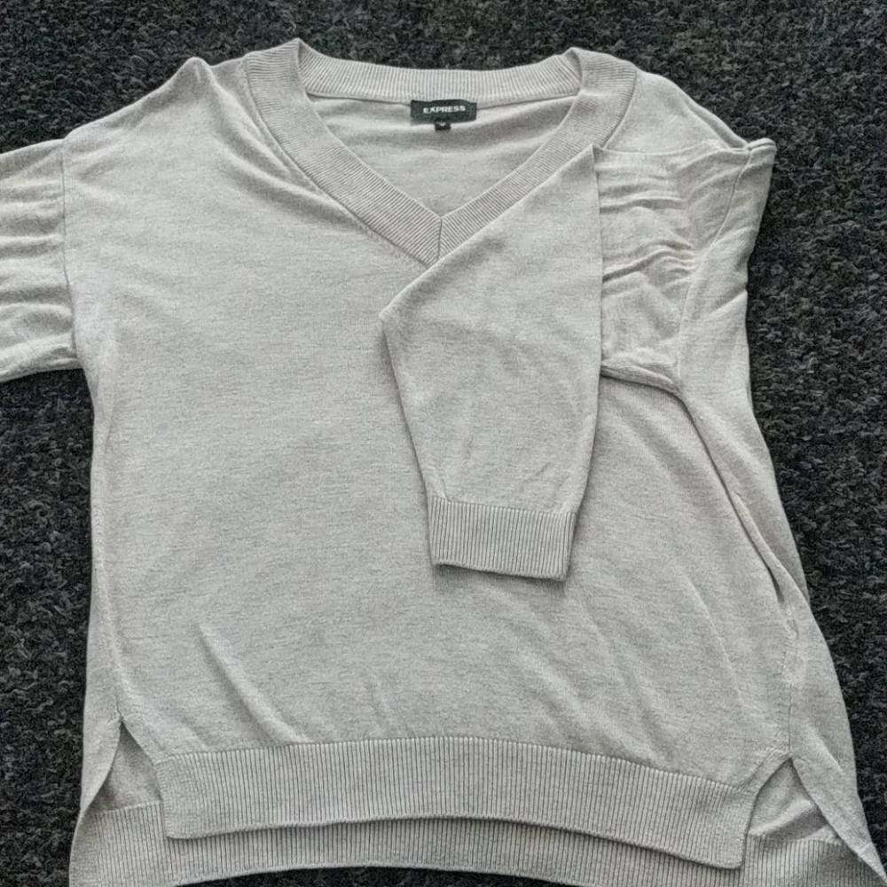 Express V neck sweater